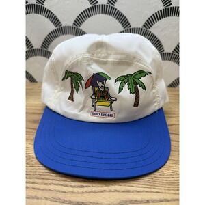 Vintage Spuds Mackenzie Hat Bud Light Cap Adjustable Snapback Made In USA RARE
